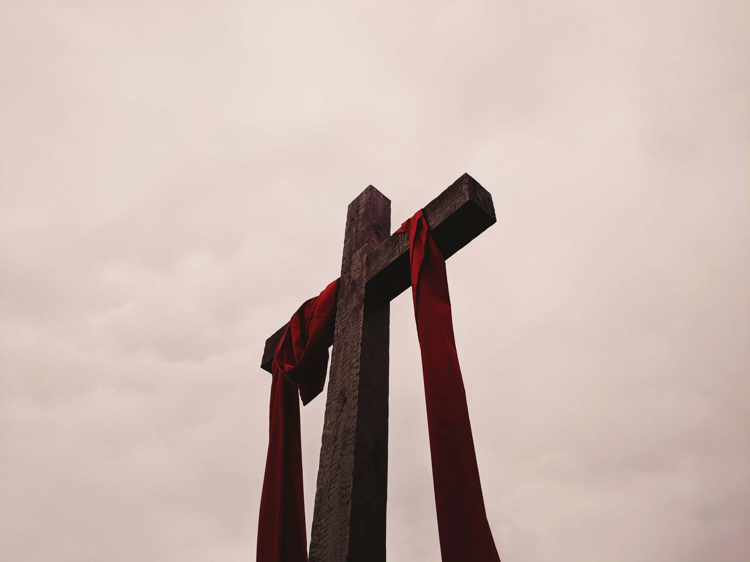 The Crimson Worm and the Cross: A Striking Image
