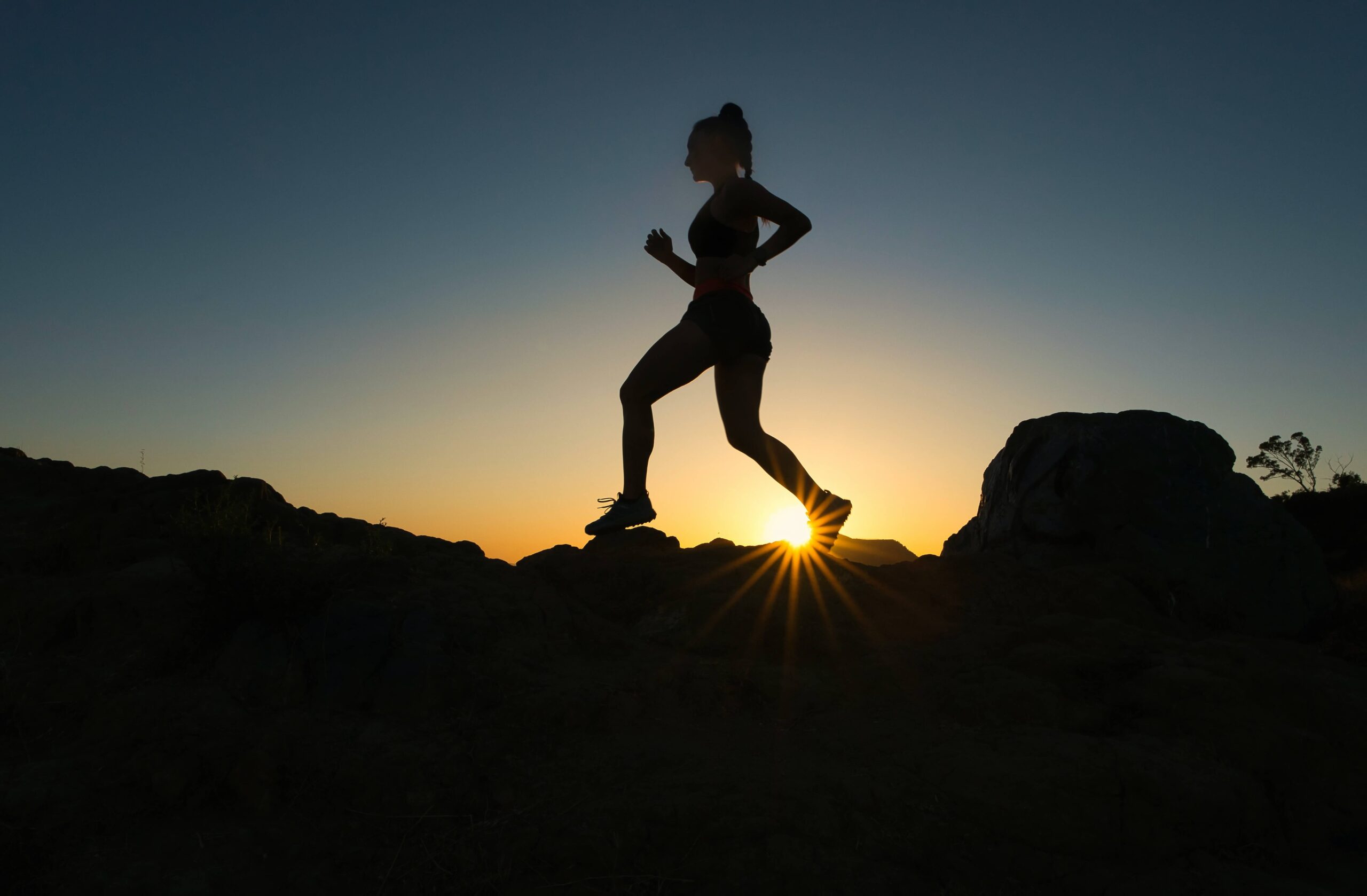 person running